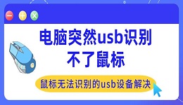 電腦突然usb識別不了鼠標(biāo) 鼠標(biāo)無法識別的usb設(shè)備解決