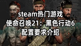 steam熱門游戲使命召喚21：黑色行動(dòng)6配置要求介紹